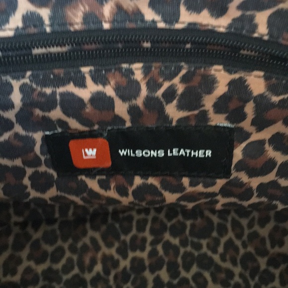 🔥Wilsons Leather winter white lthr satchel/tote - Picture 3 of 8